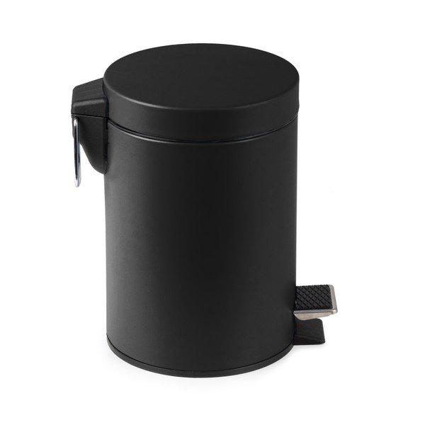 Melna atkritumu tvertne ar pedāli Compactor Grena, 3 l-image-3