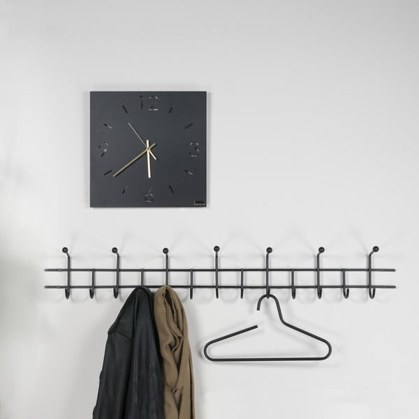 Melns metāla sienas pakaramais 119 cm Barato – Spinder Design-image-3