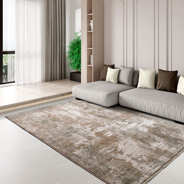 Haki/bēšs paklājs 200x290 cm Ona – Universal-image-1