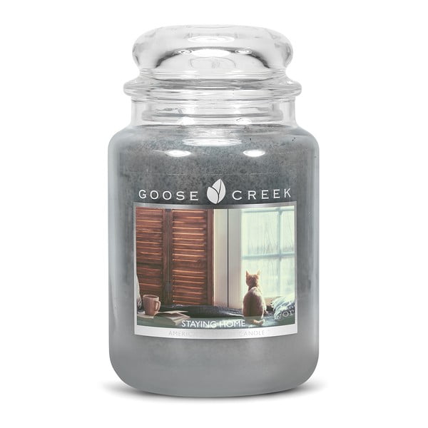 Goose Creek aromātiskā svece stikla burciņā Mājīguma sajūta, degšanas laiks 150 stundas
