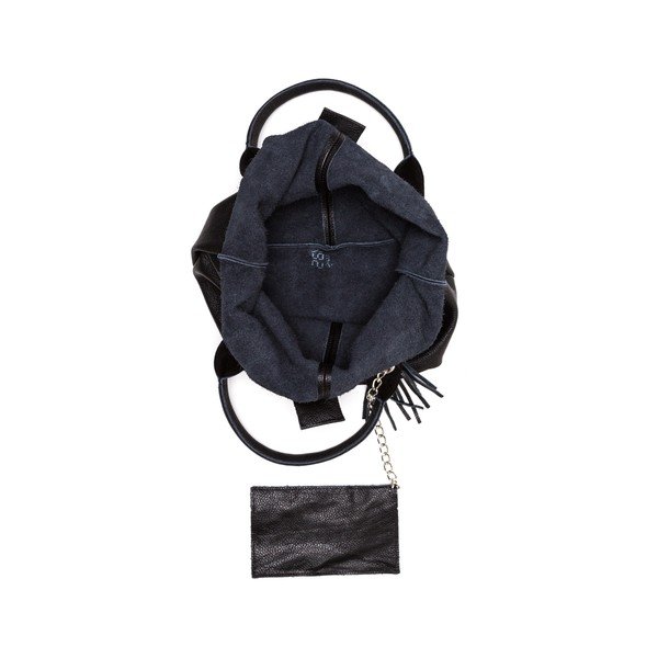 Ādas rokassoma Anna Luchini 187 Nero-image-2