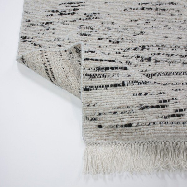 Pelēks/ziloņkaula krāsas ar rokām darināts vilnas paklājs 140x200 cm Ellsa  – Flair Rugs-image-2