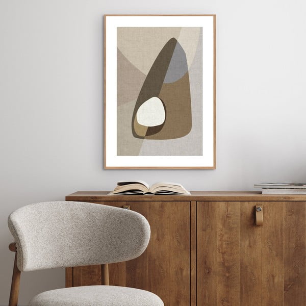 Glezna 70x100 cm Picasa Greige – Malerifabrikken-image-1