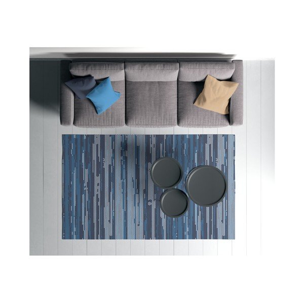 Zils paklājs Oyo home Suzzo Azul, 140 x 220 cm