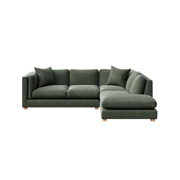 Zaļš stūra dīvāns (ar labo stūri) Pomo – Ame Yens