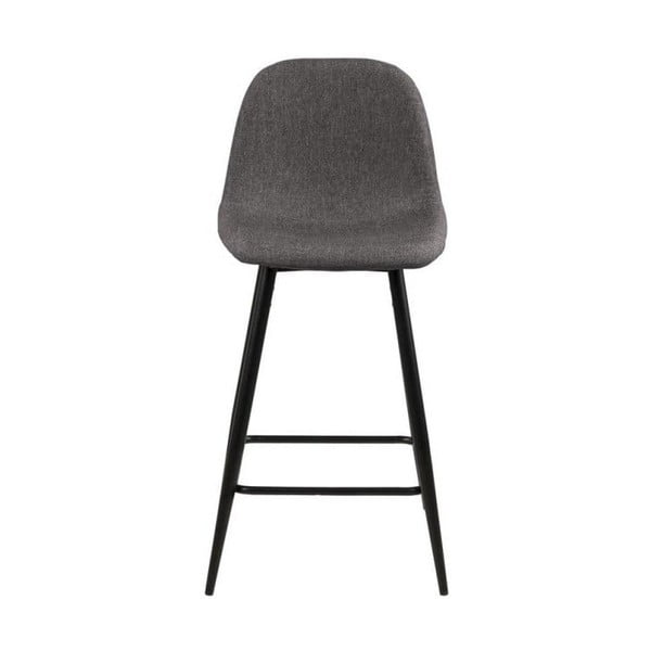 Pelēki polsterēti bāra krēsli (2 gab.) (sēdekļa augstums 65 cm) Wilma – Actona-image-3