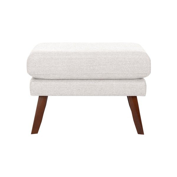 Krēmkrāsas un balta taburete Mazzini Sofas Elena-image-3