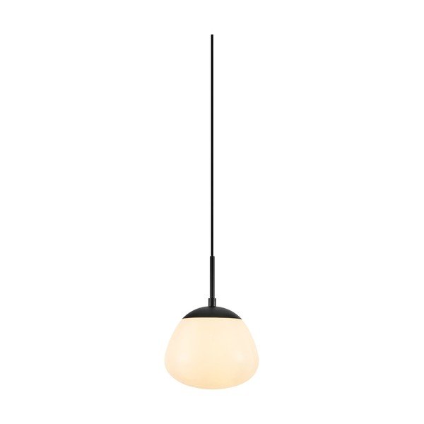 Balta/melna stikla piekaramā lampa ø 18 cm Rise – Markslöjd