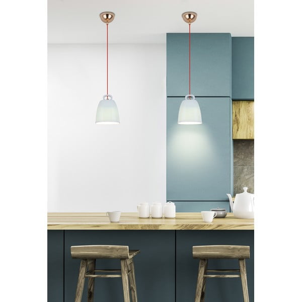 Zila bērnu lustra ar keramikas abažūru Sewilla – Candellux Lighting-image-3