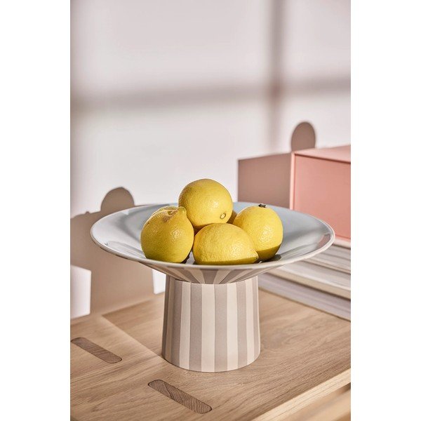 Bēša akmensmasas bļoda ø 30 cm Toppu – OYOY Living Design-image-1