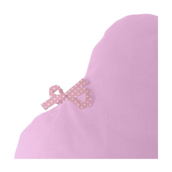 Gaiši rozā kokvilnas gultiņas ieliktnis Happy Friday Basic, 60 x 40 cm-image-2