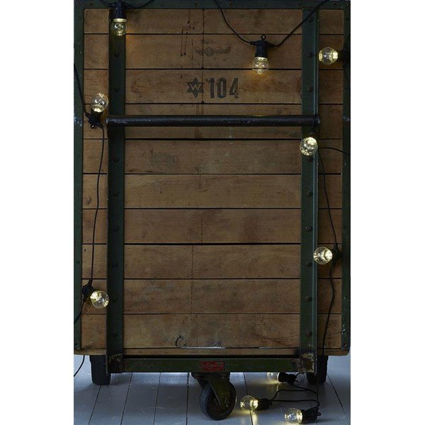 Melna LED gaismiņu virtene Markslöjd Dakke, 10 gaismiņas, garums 7,5 m-image-2