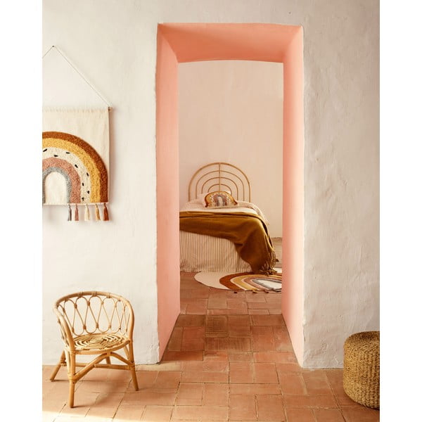 Rotangpalmas galvgalis dabīgā tonī 90x110 cm Sundberg – Kave Home-image-1