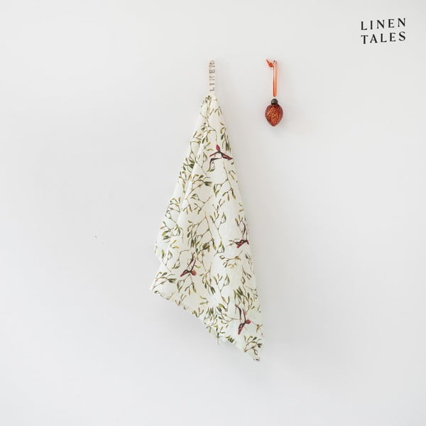 Lina trauku dvielis ar Ziemassvētku motīvu 45x65 cm – Linen Tales