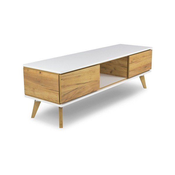 TV galdiņš ar ozolkoka imitāciju SKANDICA Jorgen-image-3