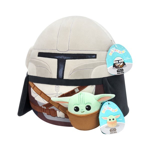 Plīša rotaļlieta Mandalorian & Grogu – SQUISHMALLOWS-image-1
