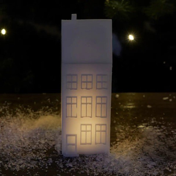 Balts gaismas dekors uz baterijām Copenhagen Nyhavn Townhouse – Sirius-image-1