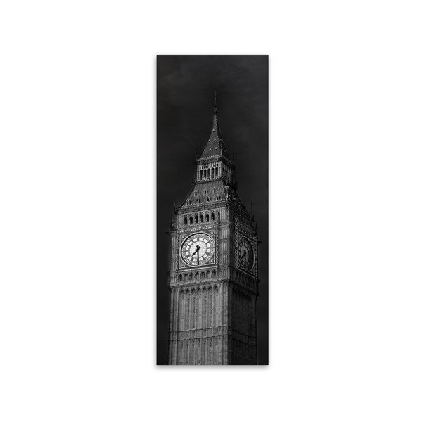 Attēls Styler Canvas Silver Big Ben, 45 x 140 cm