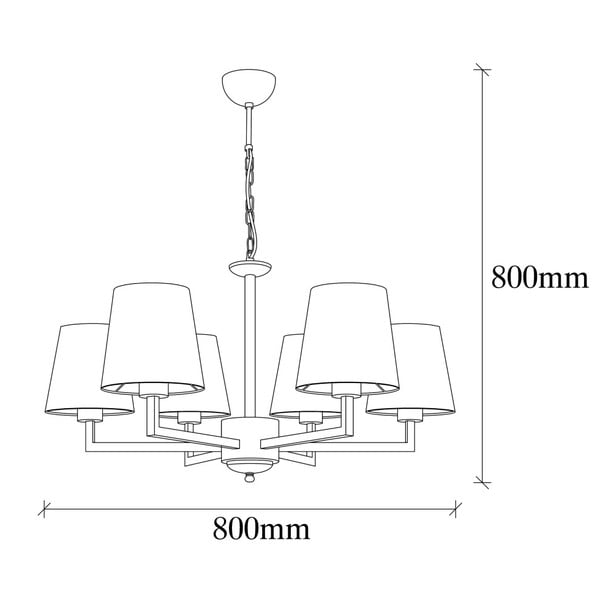 Melna piekaramā lampa ar auduma abažūru Profil – Opviq lights-image-2