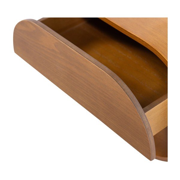 Dabīga toņa daudzlīmeņu sienas plaukts 39 cm Momo – WOOOD-image-4