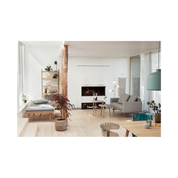 Viegla tirkīza piekaramā lampa Hübsch Muno-image-2