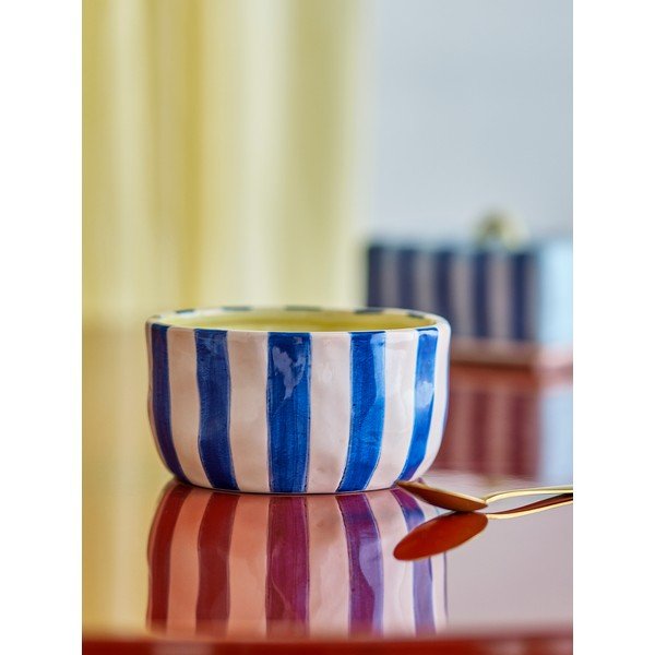 Dzeltenas/zilas keramikas bļodiņas (4 gab.) 300 ml Phoenix – Bloomingville-image-3