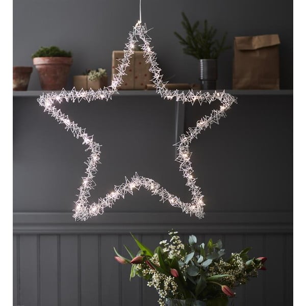 Ziemassvētku piekaramais gaismas dekors Markslöjd Tangle Star, augstums 60 cm