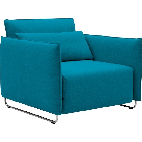 Tirkīzzils izvelkamais atpūtas krēsls Softline Cord-image-2