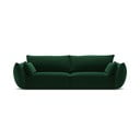 Tumši zaļš samta dīvāns 208 cm Vanda – Mazzini Sofas