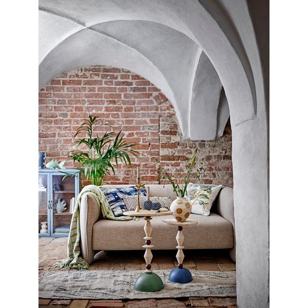 Egles masīvkoka apaļš sānu galdiņš ø 40 cm Mannelli – Bloomingville-image-3