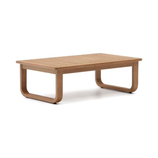 Dabīga toņa eikalipta masīvkoka žurnālgaldiņš 60x100 cm Sacaleta – Kave Home-image-4