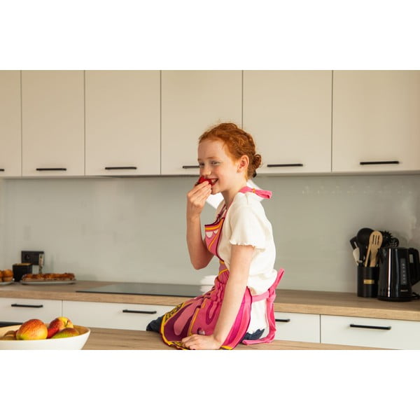 Bērnu priekšauts no pārstrādātas kokvilnas Princess – Tiseco Home Studio-image-1