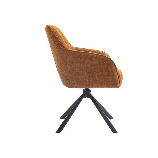 Oranži polsterēti ēdamistabas krēsli (2 gab.) Avola – Unique Furniture-image-3