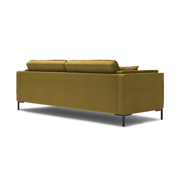 Dzeltens četrvietīgs dīvāns Milo Casa Attilio, 230 cm-image-2