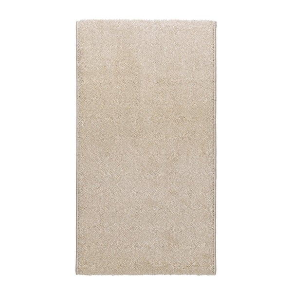 Krēmkrāsas un balts paklājs Universal Velour, 133 x 190 cm