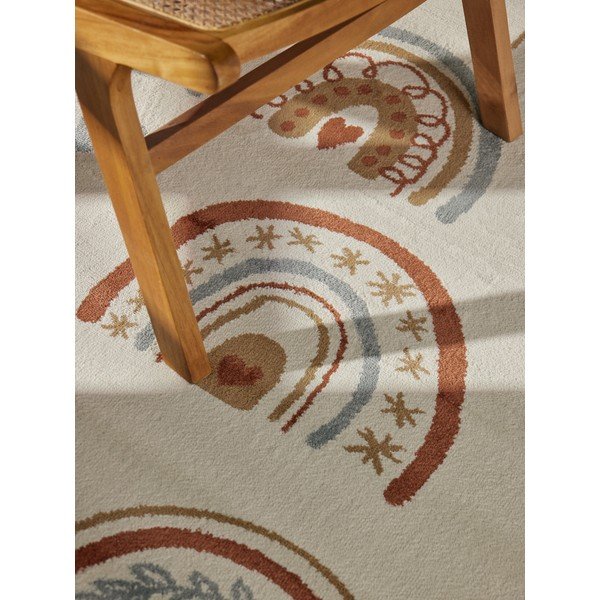 Krēmkrāsas bērnu paklājs ø160 cm Bowie – Hanse Home-image-3