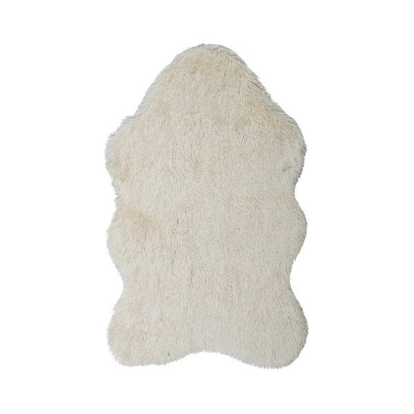 Krēmkrāsas kažokādas paklājs Ranto Soft Bear, 70 x 105 cm