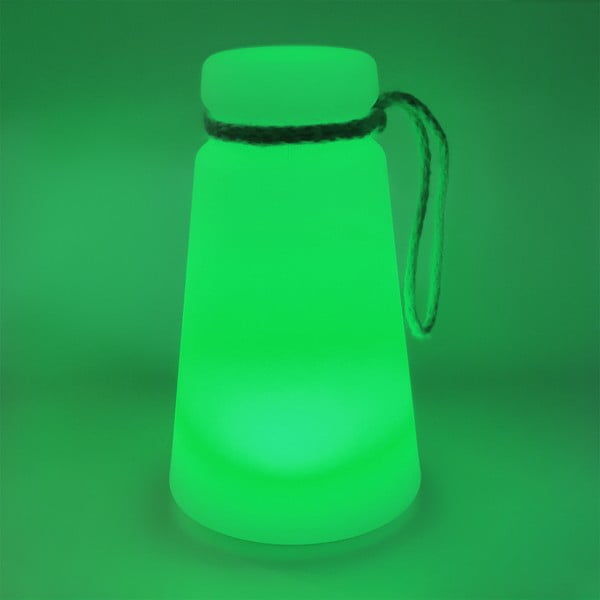 Balta/brūna LED galda lampa (augstums 20 cm) Bruno – Fischer & Honsel-image-3