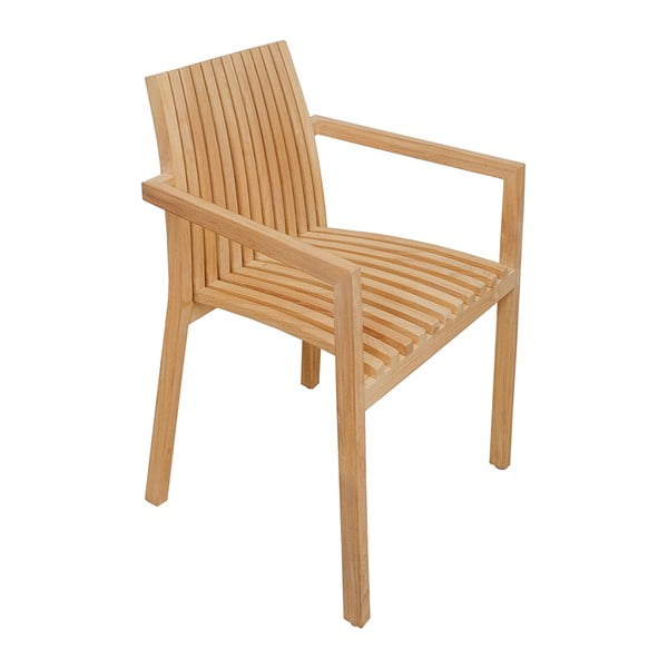 Dabīga toņa masīvkoka dārza krēsli (2 gab.) Navy – Ezeis