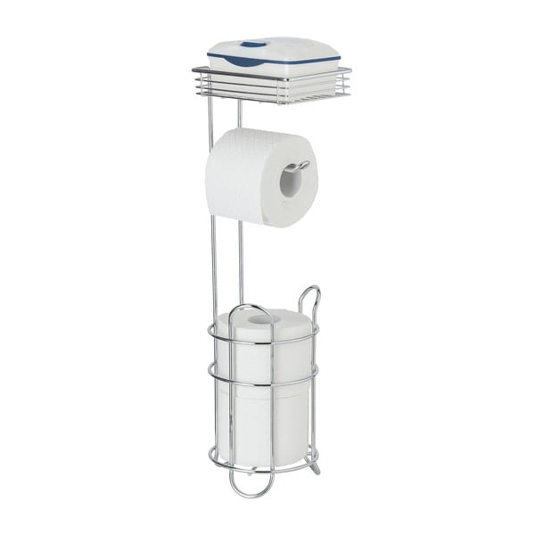 Sudraba krāsas hromēta tērauda tualetes papīra turētājs – Wenko