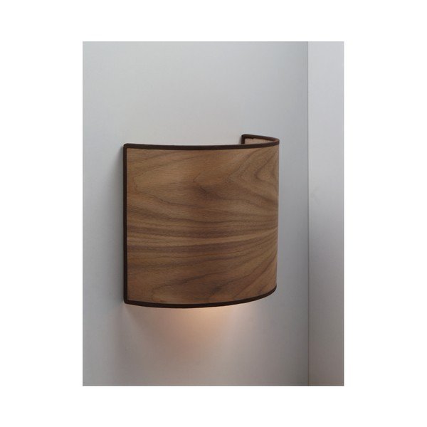 Sienas lampa no dabīgā valriekstu koka finiera Sotto Luce TSURI-image-2