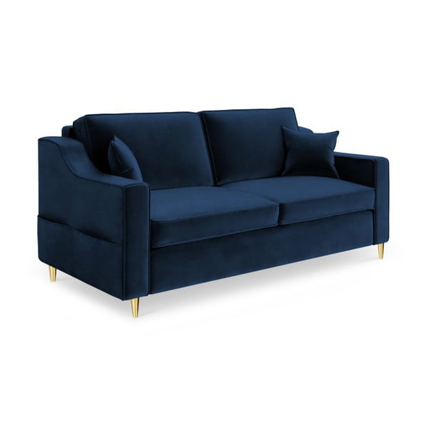 Tumši zils divvietīgs dīvāns Mazzini Sofas Marigold