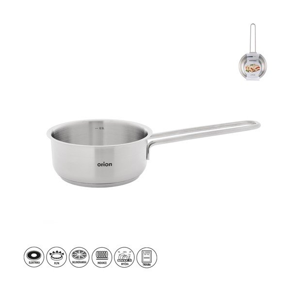 Nerūsējošā tērauda kastrolis 600 ml Anett – Orion-image-3