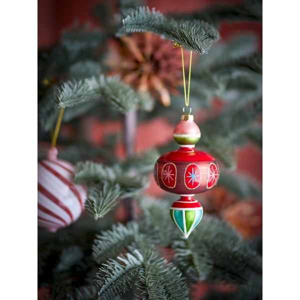 Stikla Ziemassvētku eglītes rotājums ø 7 cm Kota – Bloomingville-image-2