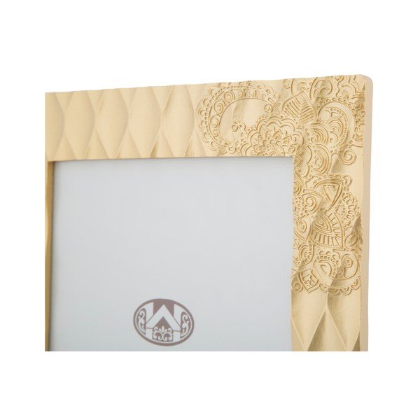 Dzeltens fotorāmis sveķu rāmī Mauro Ferretti Glam Carving, 15 x 20 cm-image-3