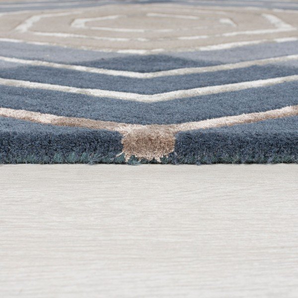 Zils vilnas paklājs Flair Rugs Harlow, 160 x 230 cm-image-3