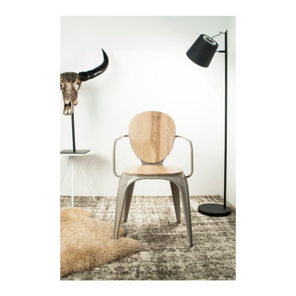 Melna grīdas lampa Zuiver Buckle Head-image-3