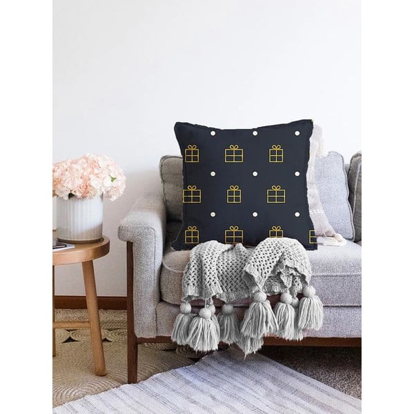 Spilvendrāna ar Ziemassvētku motīvu 43x43 cm – Mila Home-image-2