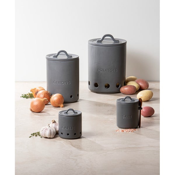 Keramikas konteiners kartupeļiem Essentials – Ladelle-image-1