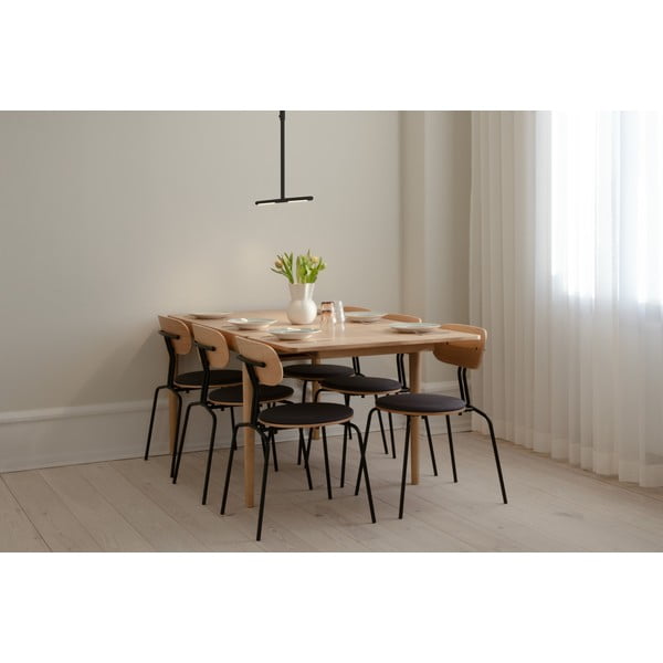 Melna metāla LED piekaramā lampa ar metāla abažūru Omni Ceiling – UMAGE-image-4